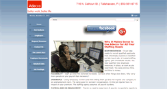 Desktop Screenshot of adecco-tlh.net